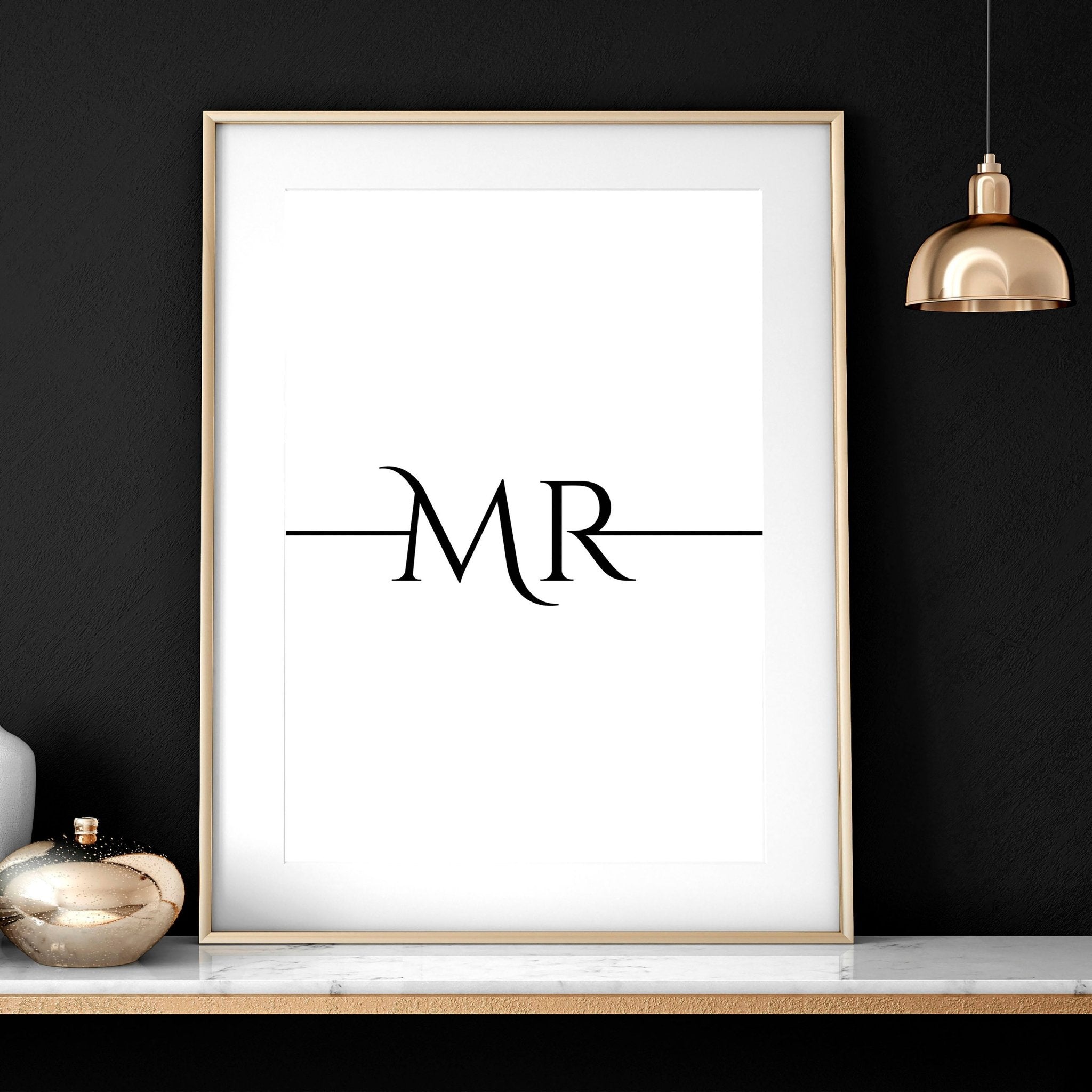 First wedding anniversary gift | set of 3 wall art prints