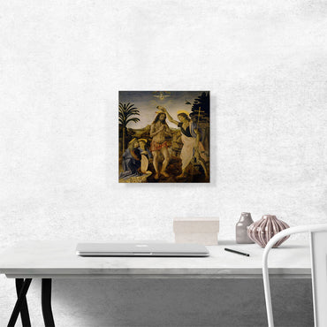 The Baptism of Christ, Andrea del Verrocchio 1475