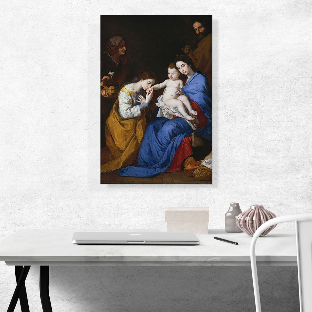 Holy Family With Saints Anne Catherine Of Alexandria 1648