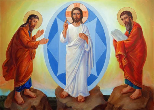 Catholic Art Holy Mother of God，Jesus Christ ，Saint Nicholas Canvas