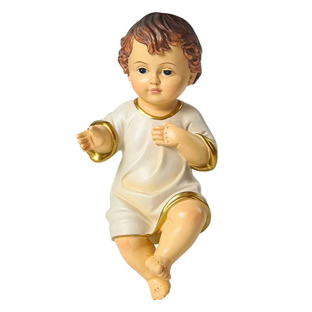 6cm Baby Jesus Figurine For Nativity Baby Jesus In Manger Religious