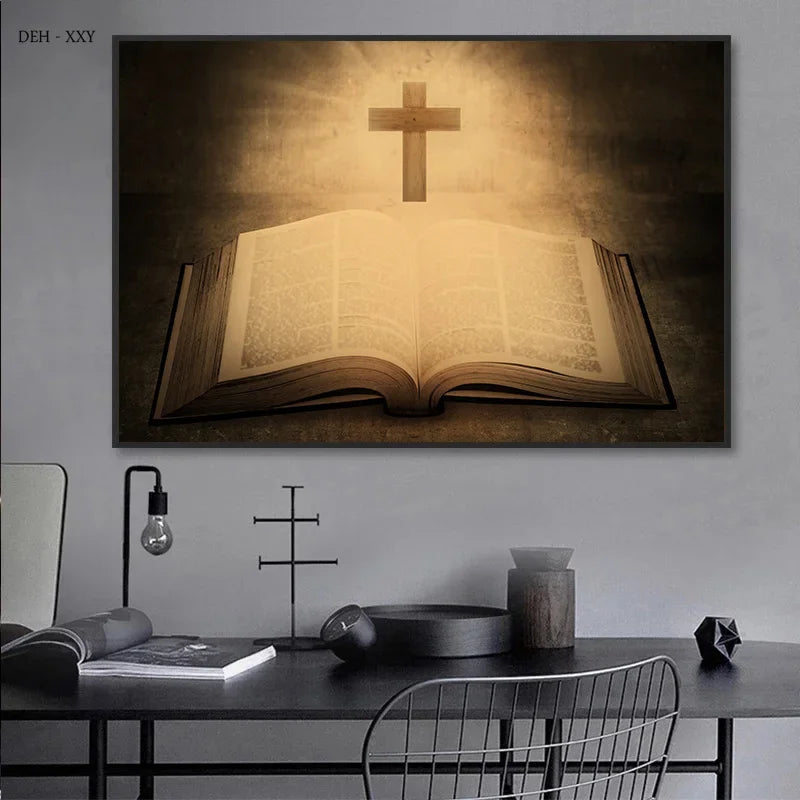 Scandinavian Minimalist Wall Art Catholic Christian Holy Jesus HD