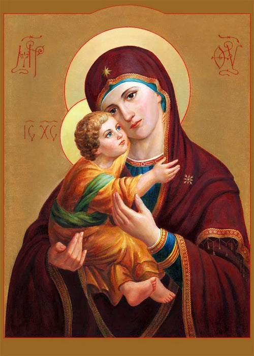 Catholic Art Holy Mother of God，Jesus Christ ，Saint Nicholas Canvas