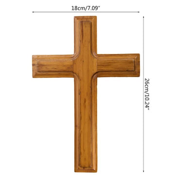 Wooden Cross Ornaments Christ Wall Hanging Table Cross for Home Altar