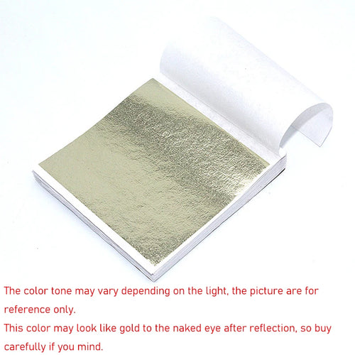 100pcs Imitation Gold Sliver Copper Foil Paper DIY Resin Candle