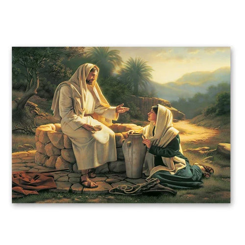 Scandinavian Minimalist Wall Art Catholic Christian Holy Jesus HD