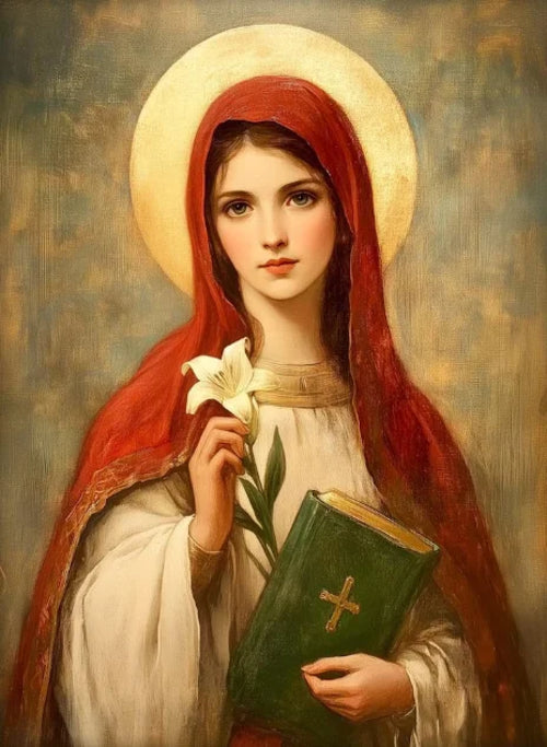 Christian Sacred Heart Jesus Art Posters Prints Catholic Pure Virgin