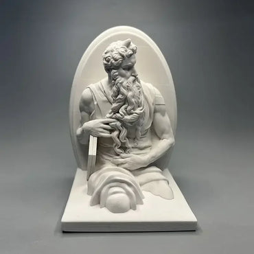 Moses Figure Sculpture  diffuser stone Sculpture Artwork Plaster