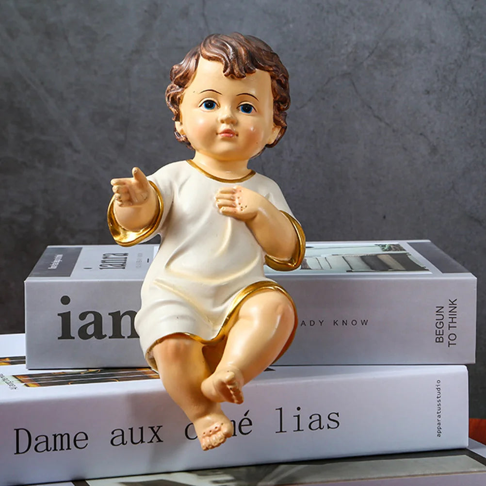 6cm Baby Jesus Figurine For Nativity Baby Jesus In Manger Religious