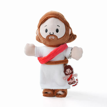 25cm/50cm Cartoon Jesus Pillow Stuffed Toy Bedside Sofa Cushion