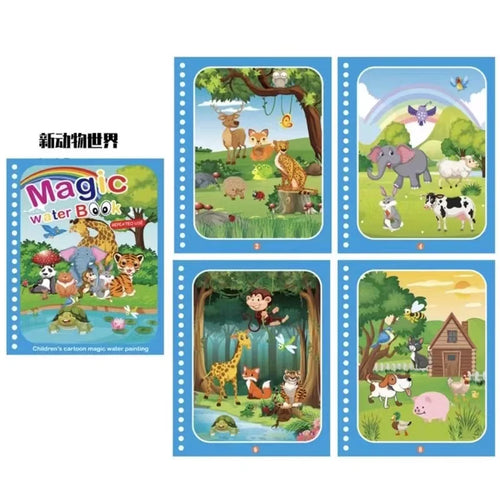 NEW Kids Magic Water Drawing Books Coloring Books Painting Toys for
