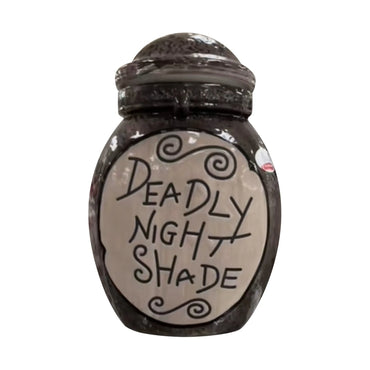 THE Before Christmas Sally's Deadly Night Shade Jar Ceramic Candle
