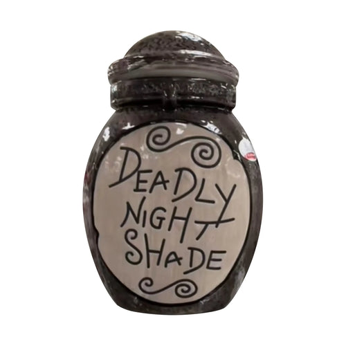 THE Before Christmas Sally's Deadly Night Shade Jar Ceramic Candle