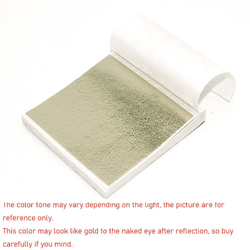 100pcs Imitation Gold Sliver Copper Foil Paper DIY Resin Candle