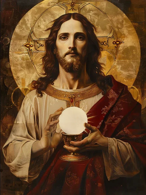 Christian Sacred Heart Jesus Art Posters Prints Catholic Pure Virgin