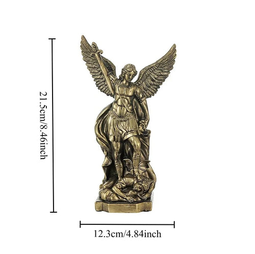 St. Michael Statue for Home Protection Catholic Saint Sculpture
