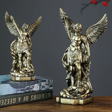 St. Michael Statue for Home Protection Catholic Saint Sculpture