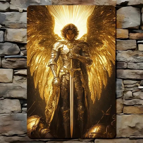 1pc 8x12" Vintage Aluminum Wall Art - Guadalupe Virgin Mary Retro