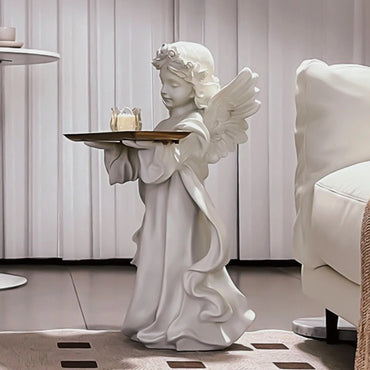 Large Alice Angel Girl Floor Statue - Gothic Fantasy Decor with