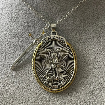 Catholic Patron Saint Pendant Michael St. Michael The Archangel