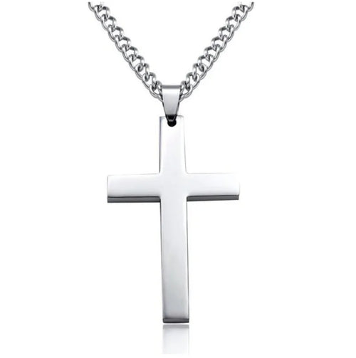 Fashion Cross Necklaces For Women Gold Silver Color Crucifix Pendant