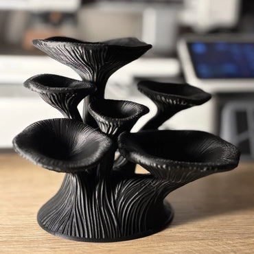 3D printed mushroom-shaped storage shelves, jewelry shelves, durable