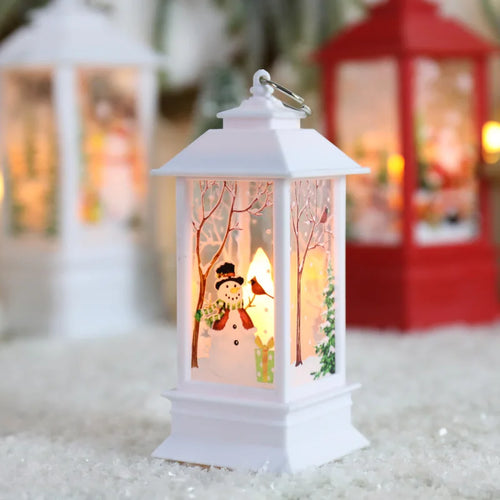 New Christmas Wind Lamp Candle Table Lamp Small Night Lamp Elderly