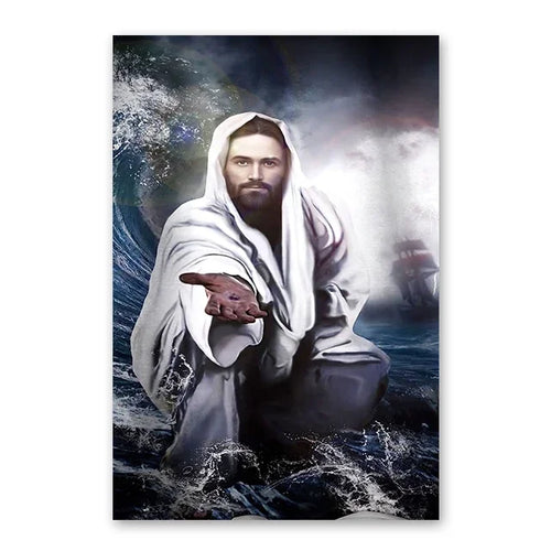 Scandinavian Minimalist Wall Art Catholic Christian Holy Jesus HD