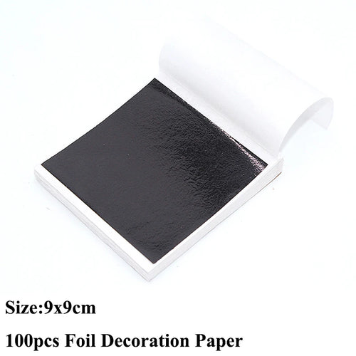 100pcs Imitation Gold Sliver Copper Foil Paper DIY Resin Candle