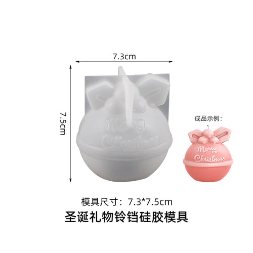 3D Christmas Tree Candle Silicone Mold DIY Christmas Candle Making Kit