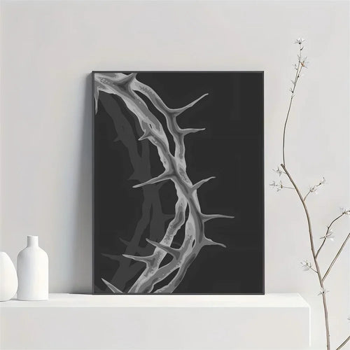 Son of God Jesus Cross Holy Light Wall Art, HD Canvas Print Poster,