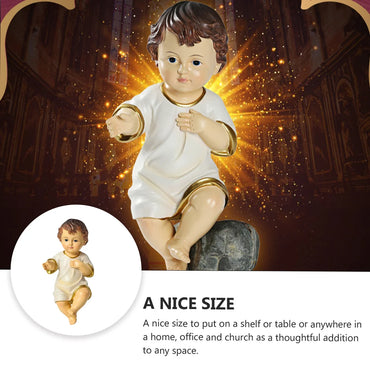 6cm Baby Jesus Figurine For Nativity Baby Jesus In Manger Religious