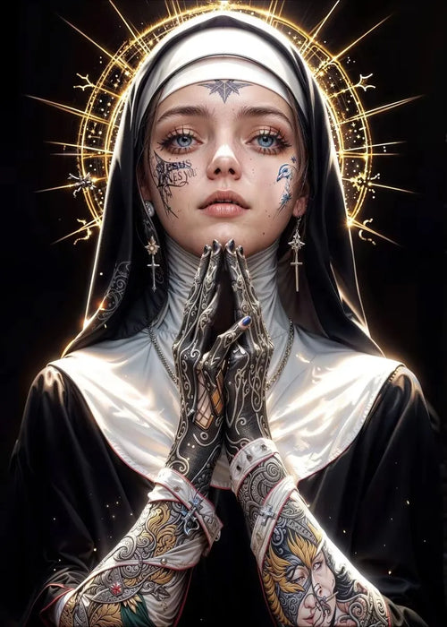 Metal Plaque， Virgin of Guadalupe Metal Sign, Rustic Americana Style