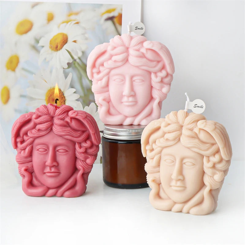 Small Size Jesus Family Candle Silicone Mold Religion Virgin Mary