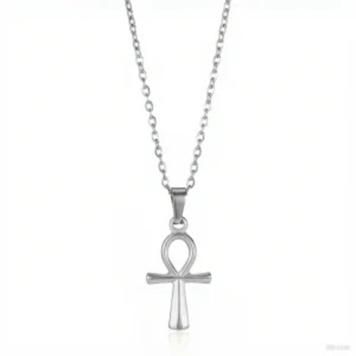 Stainless Steel Jesus Cross Necklace For Women Men Gold Color Caravaca