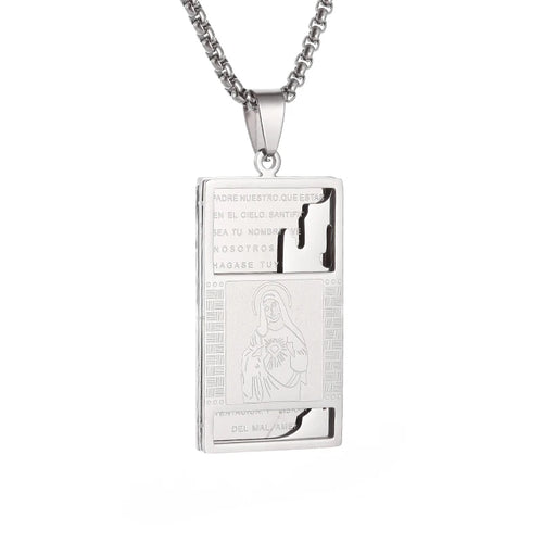 New Gold Color Crucifix Image Men\\'s Pendant Christ Miami Cuban