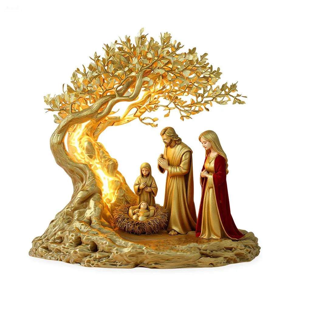 1 piece desktop decoration statue of Jesus, Tree of Life, newborn home