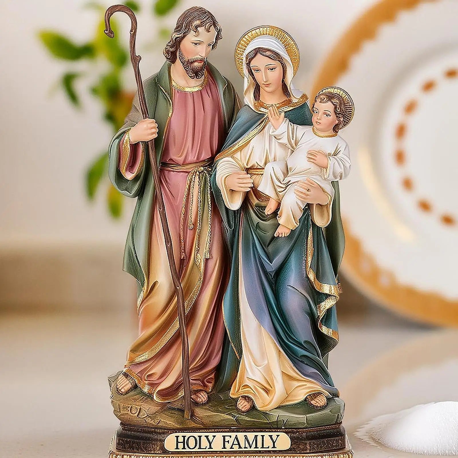 Religious Figure Ornament Religious Tabletop Display Blessed Catholic