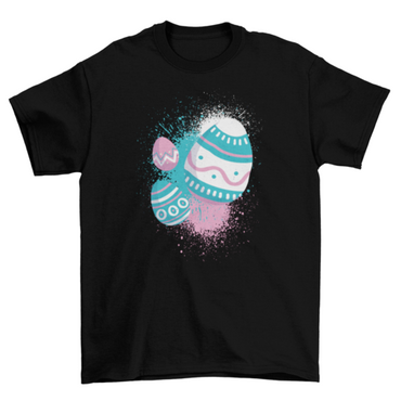 Cute Fashion Holidays & Seasonal Blue Pink White Easter Egg Nature