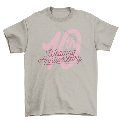 Wedding anniversary t-shirt