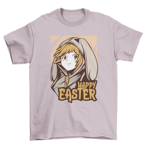Easter anime girl t-shirt