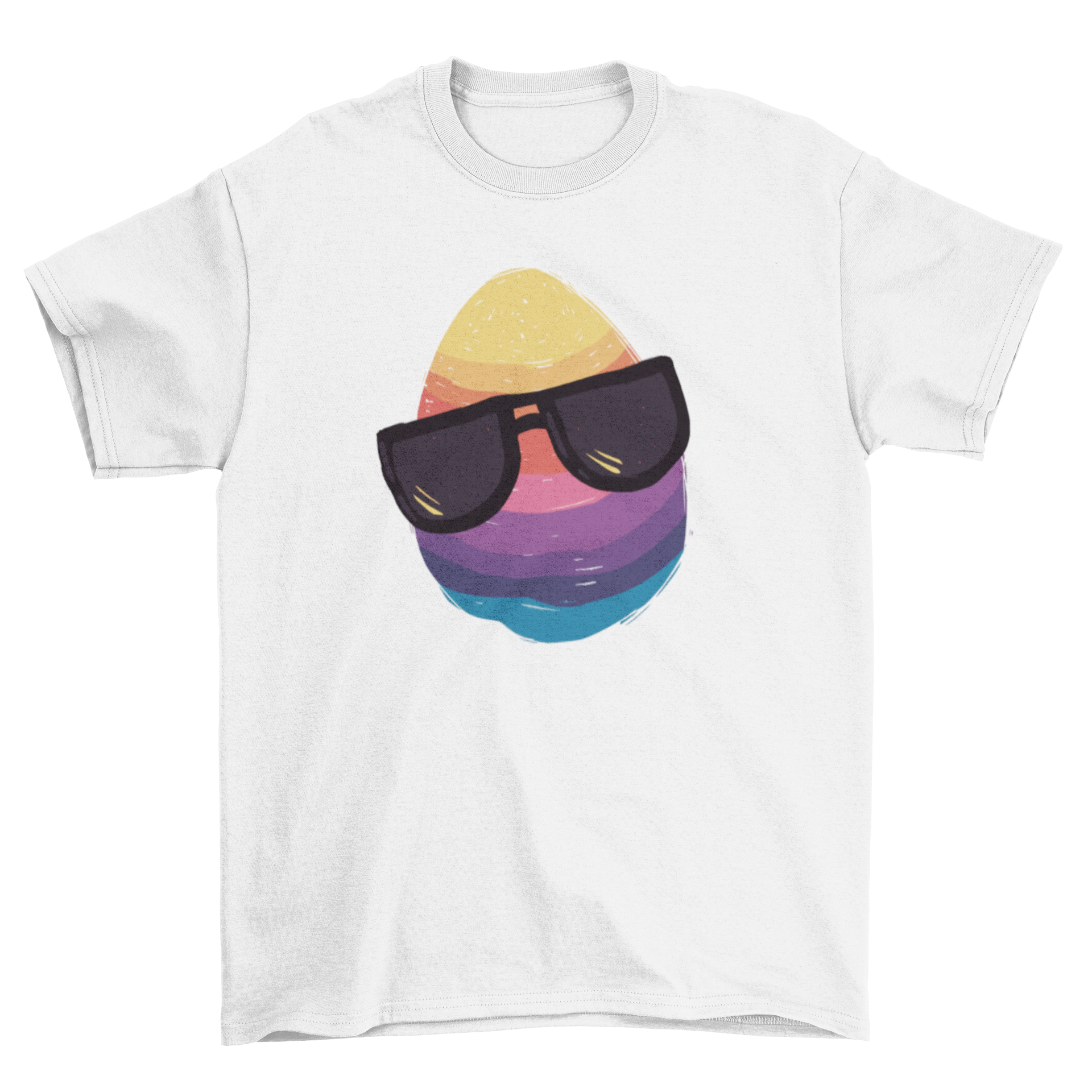 Easter egg sunglasses t-shirt