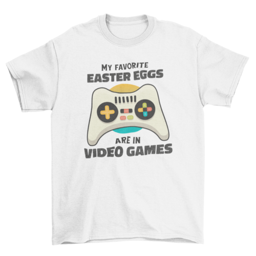 Easter egg video games t-shirt