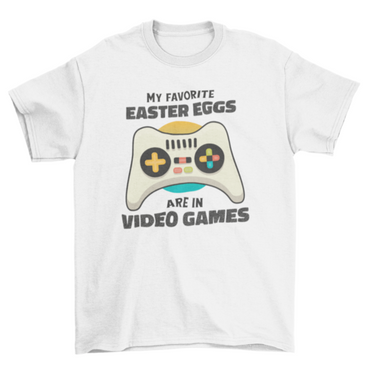 Easter egg video games t-shirt