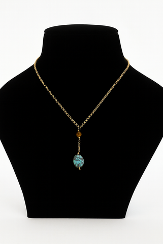 Minimalist Gold Interlocking Rings Necklace