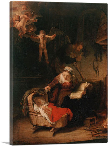 The Holy Family with Angels 1645