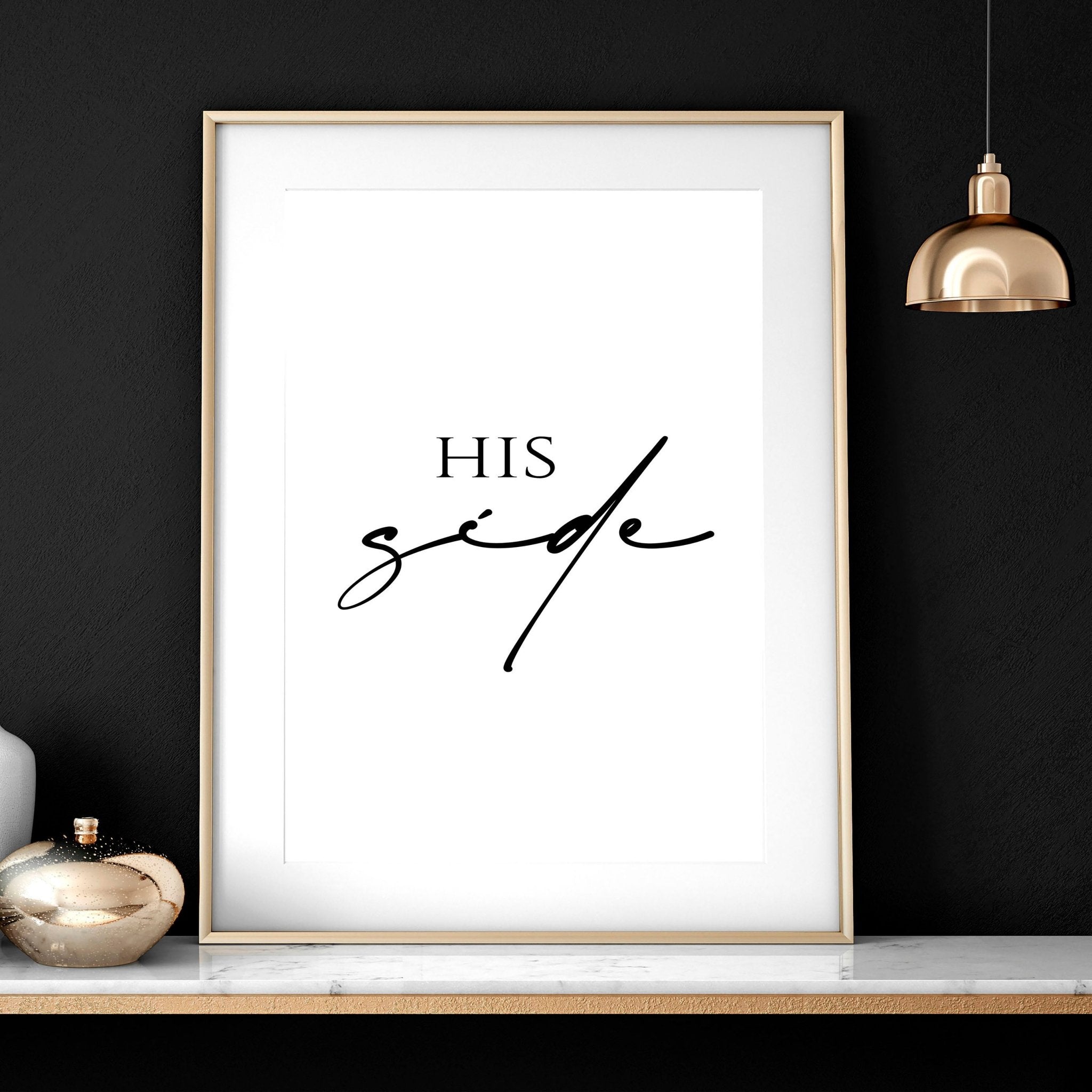 1st wedding anniversary gift | set of 2 wall art prints